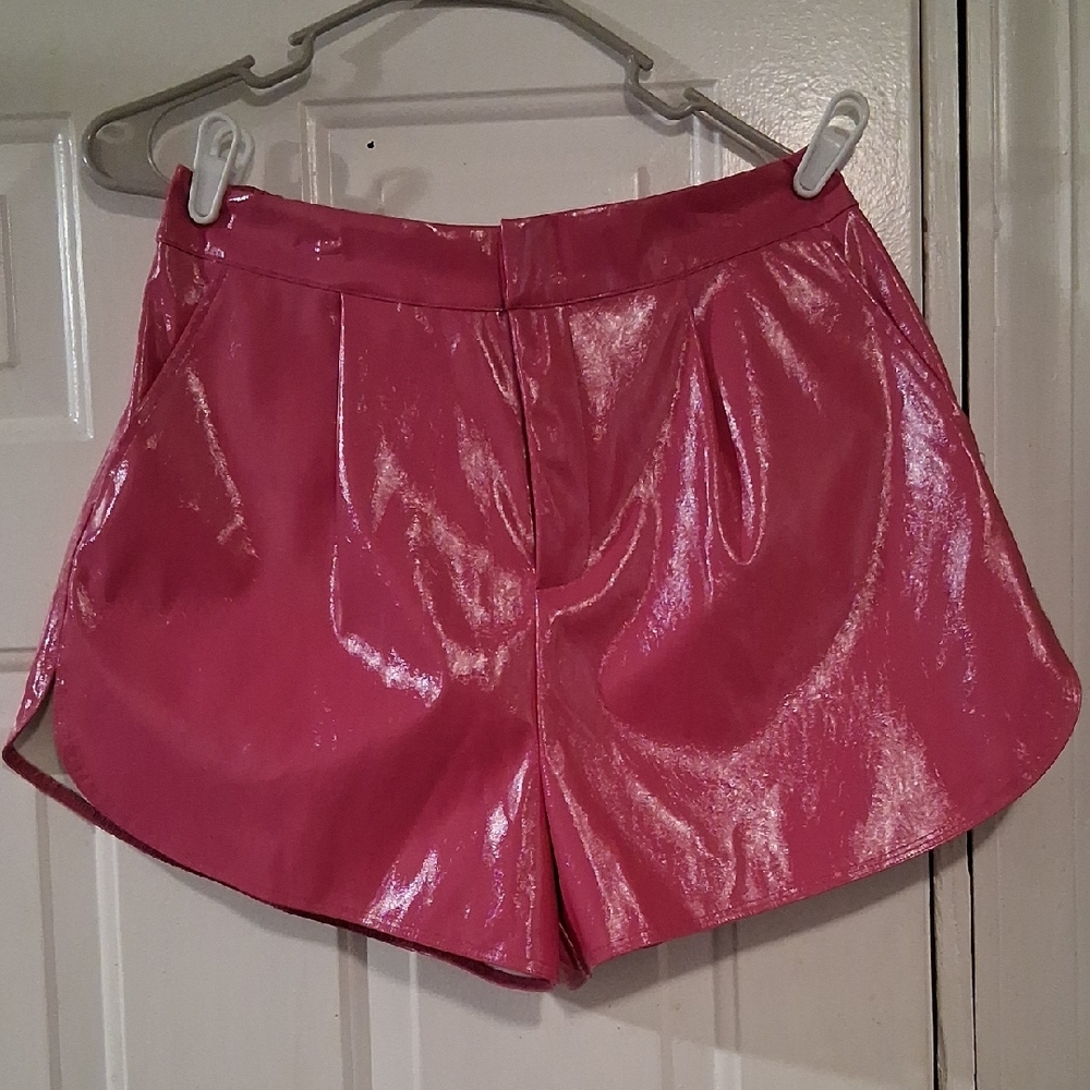 Shiny Pink Women's Shorts
